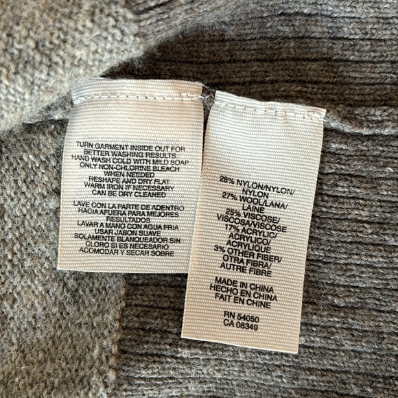 Rachel Rachel Roy Grey Open Cardigan Size XS - Picture 4 of 7